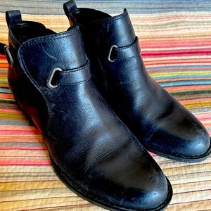 Black Born booties size 9 women’s. Genuine leather! 1.5” heel
